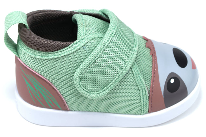 Sloth Squeaky Toddler Shoes | Green/Brown Version 2.0 2025 Squeaky Shoes ikiki® Shoes