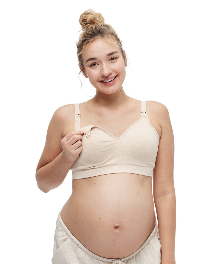 Soutien-gorge d’allaitement en coton pour forte poitrine – Momcozy