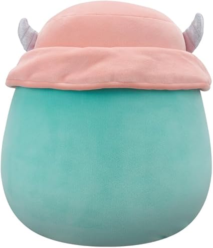 Squishmallows Original 12-Inch Yollie the Mint Yeti with Bucket Hat