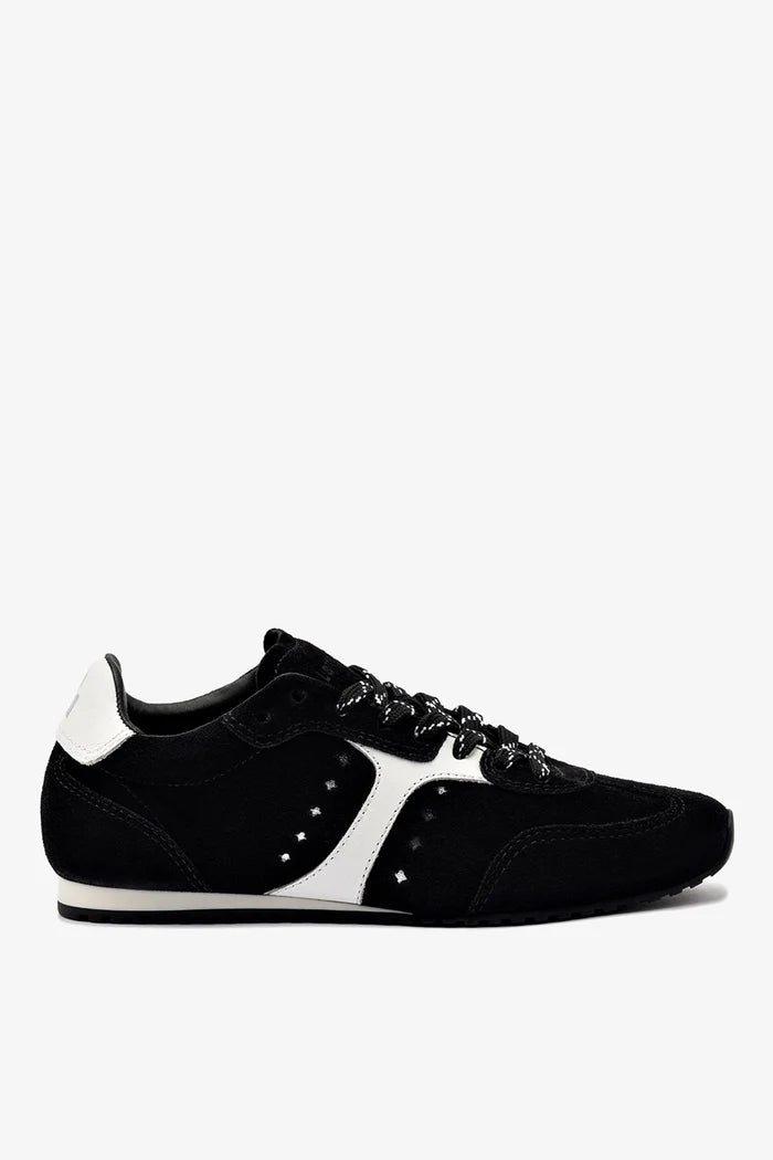 Stella Sneaker In Black Suede Sneaker Larroudé 5 Black