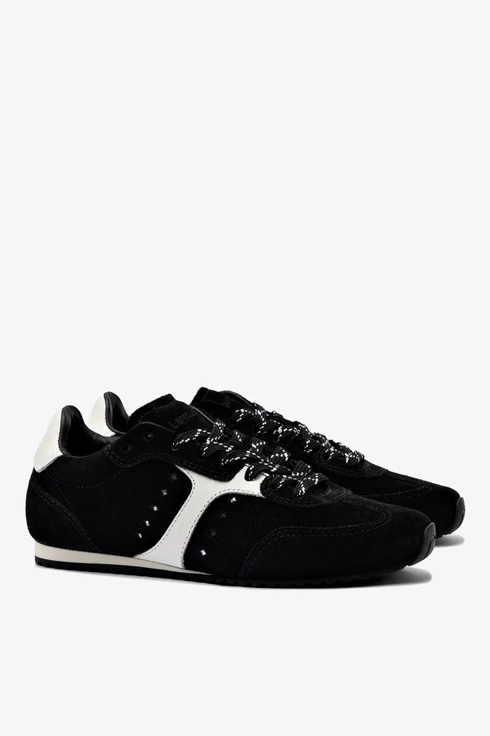 Stella Sneaker In Black Suede Sneaker Larroudé