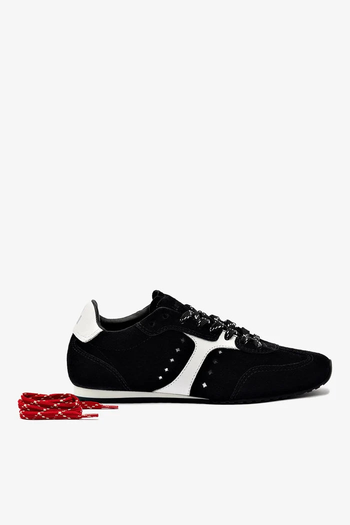 Stella Sneaker In Black Suede Sneaker Larroudé