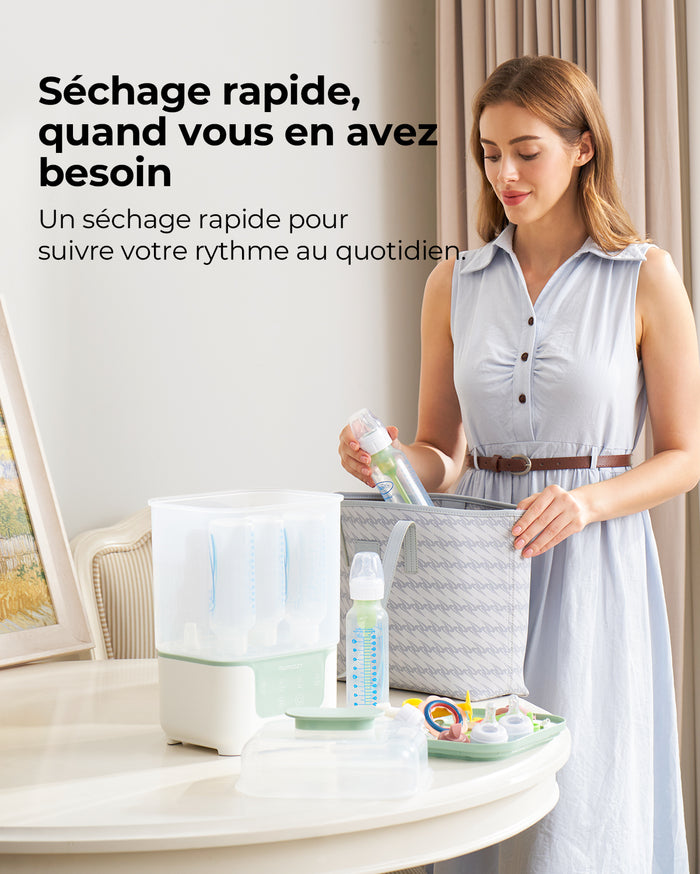 Stérilisateur et sèche-biberon compact 4 en 1 Momcozy