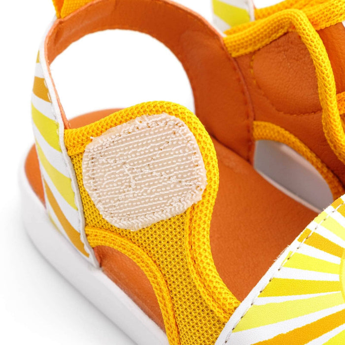 Sunshine Squeaky Toddler Sandals | Yellow Squeaky Sandals ikiki® Shoes
