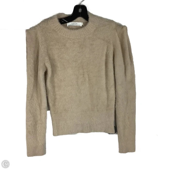 Sweater By Astr The Label In Tan, Size: M