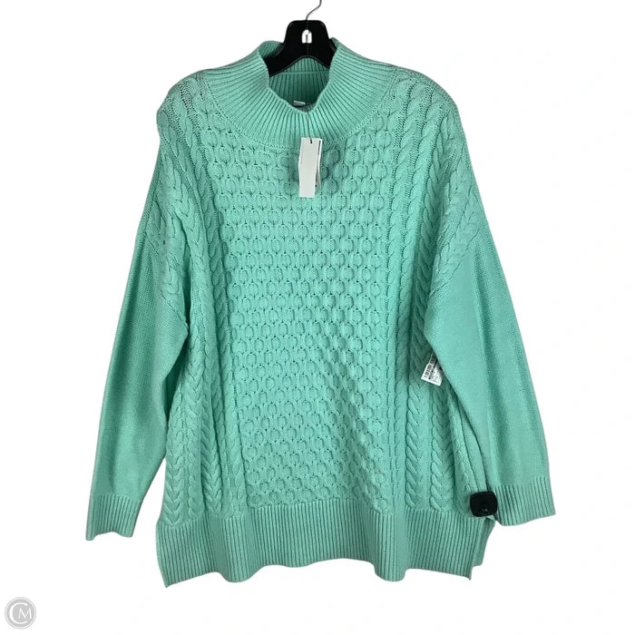 Sweater By Crown And Ivy In Teal, Size: L