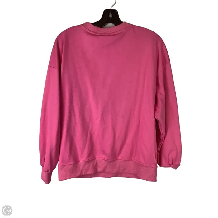 Sweatshirt Crewneck By Le Lis In Pink, Size: Xs