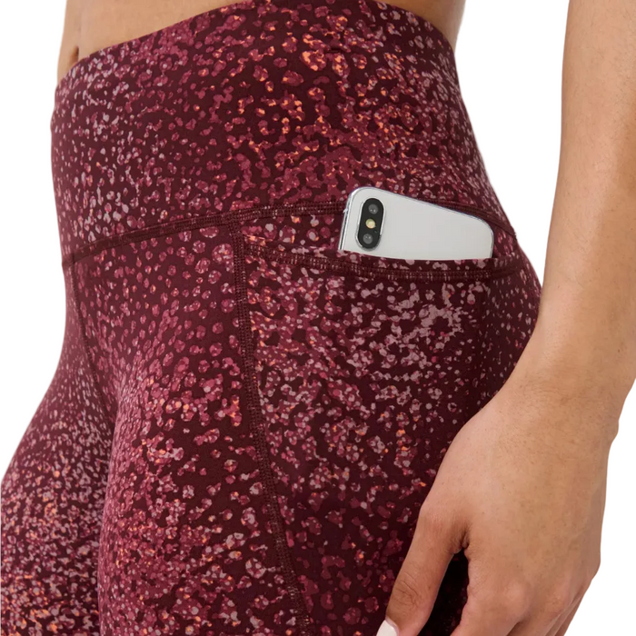 Sweaty Betty Power 7/8 Workout Leggings in Red Dot Terrain Print SS26