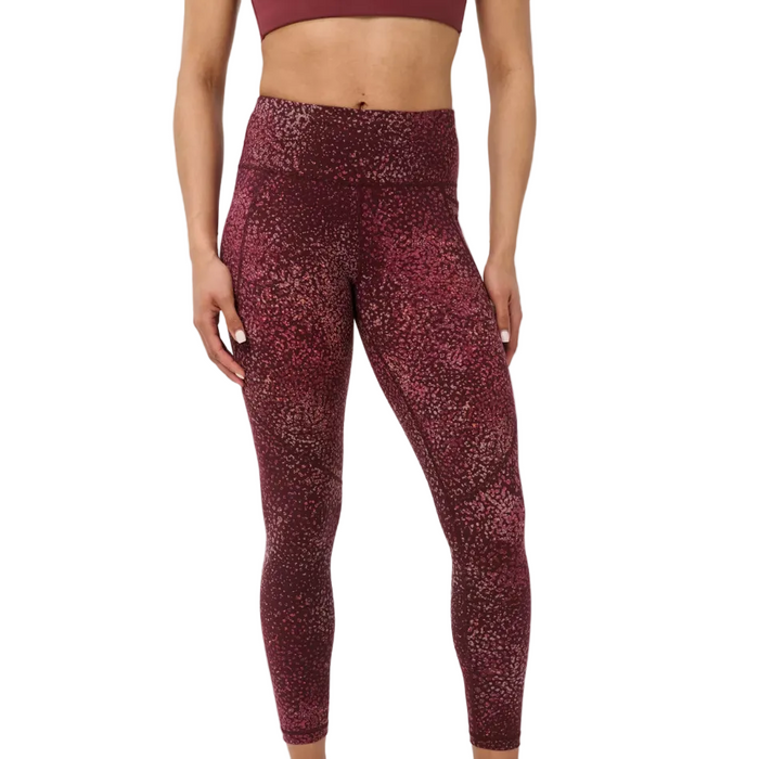Sweaty Betty Power 7/8 Workout Leggings in Red Dot Terrain Print SS26