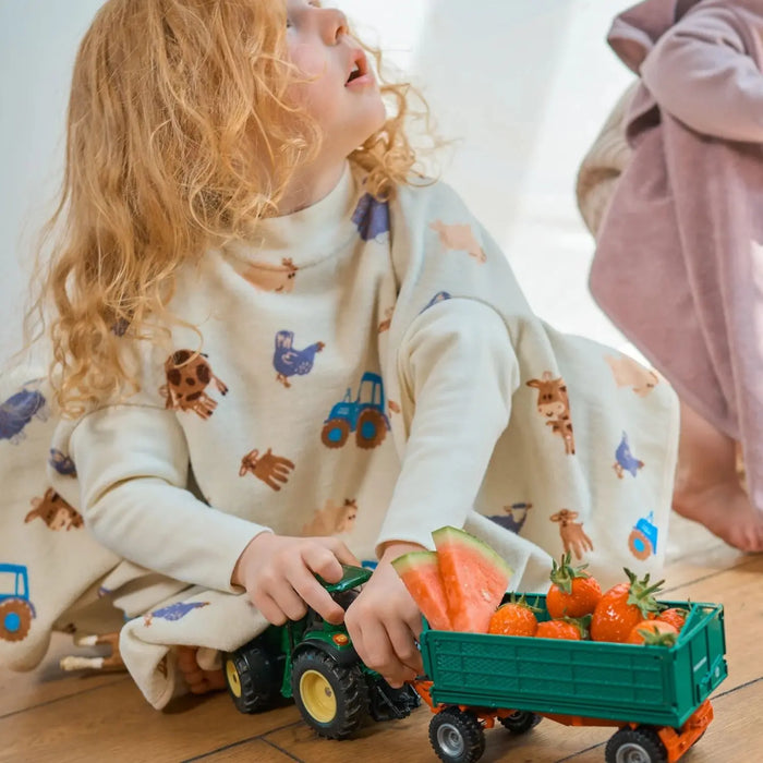 Tablier intégral évolutif Boo Little Casimir - Farm Friends