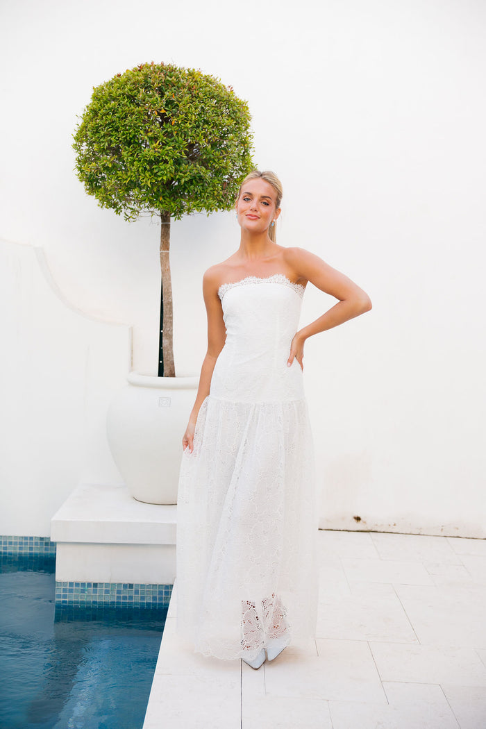 The European Bride - White Lace