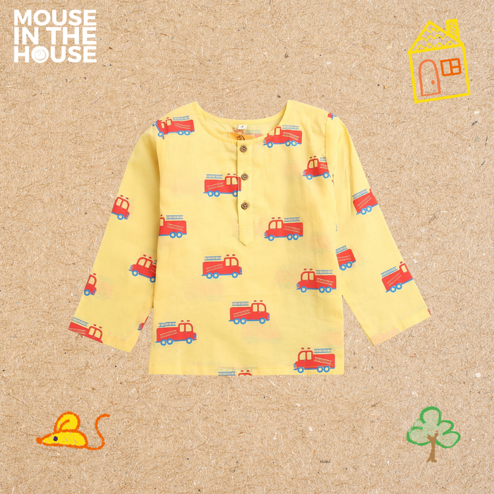 The Fighter Fire truck- Unisex Nightdress