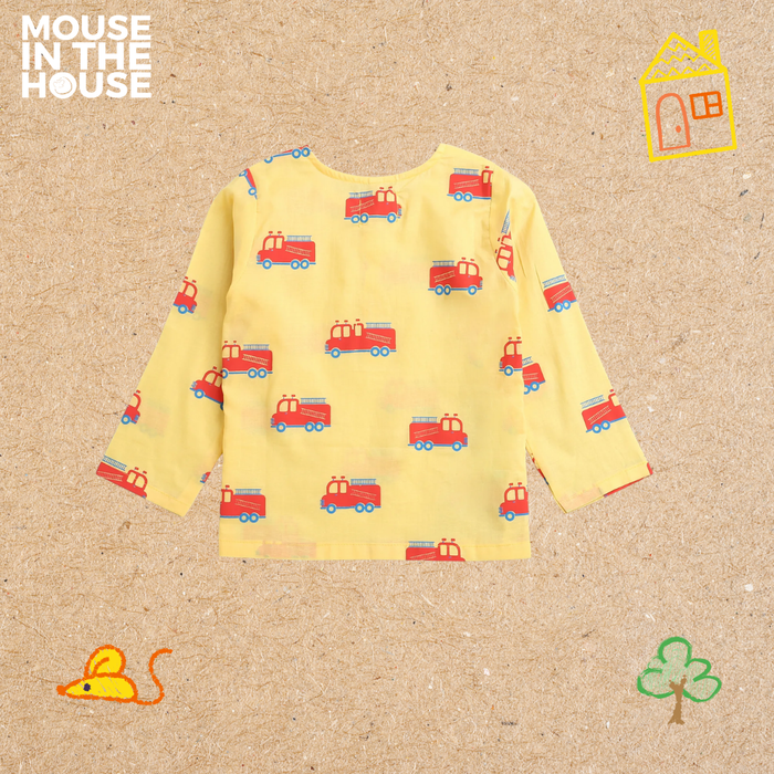 The Fighter Fire truck- Unisex Nightdress