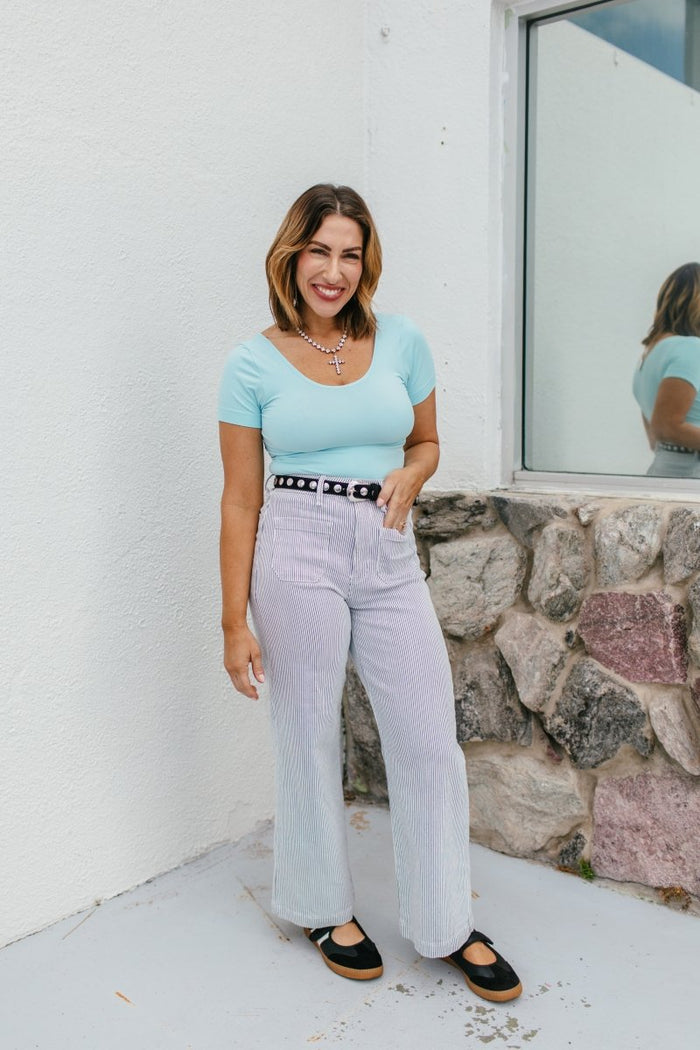 The Perfect Stripe Jeans - Macoma Boutique170 Denim