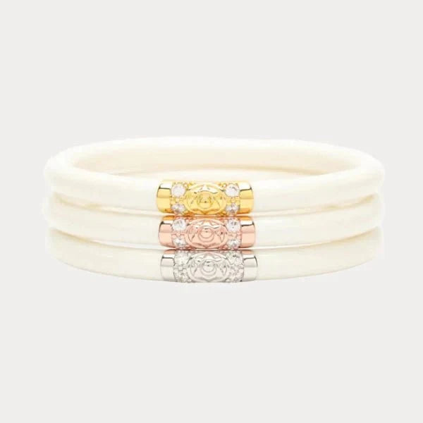 Three Kings All Weather Bangles In Ivory - Macoma Boutique310 Accessories/Jewelry