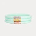 Three Kings All Weather Bangles In Mint - Macoma Boutique310 Accessories/Jewelry