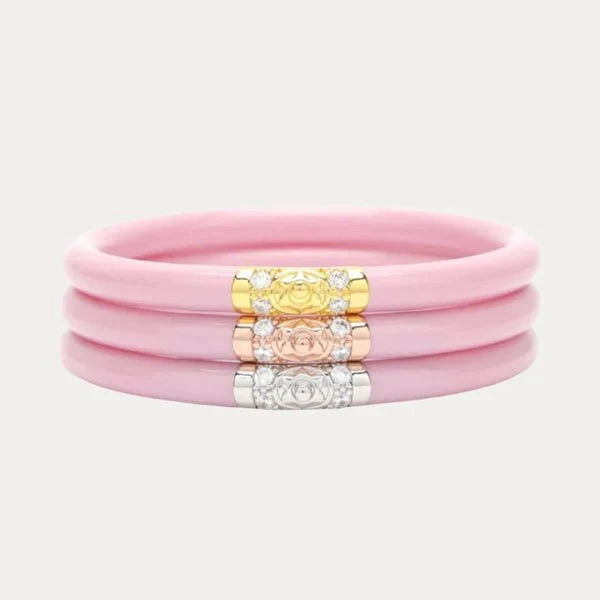 Three Kings All Weather Bangles In Pink - Macoma Boutique310 Accessories/Jewelry