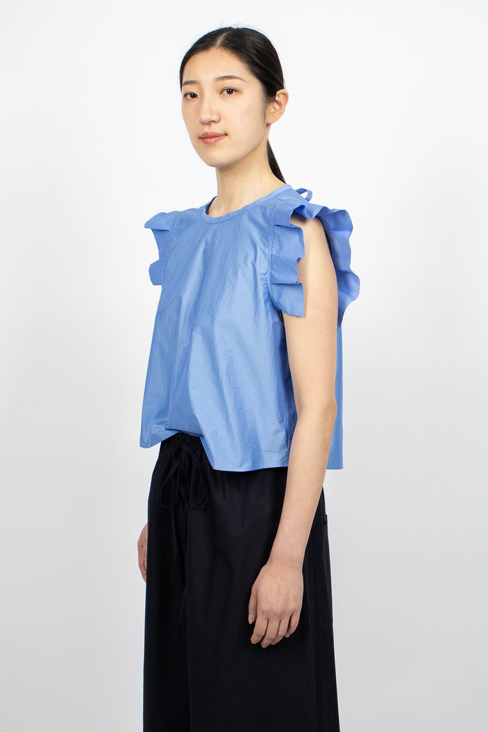 Tidy Sleeveless Top Blue