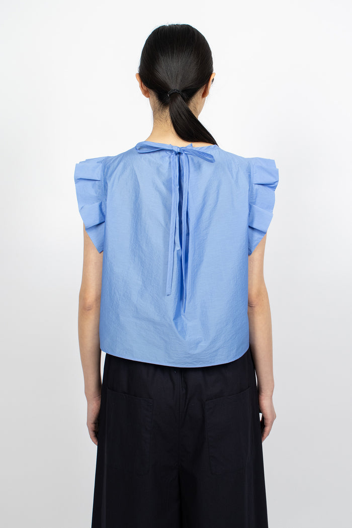 Tidy Sleeveless Top Blue