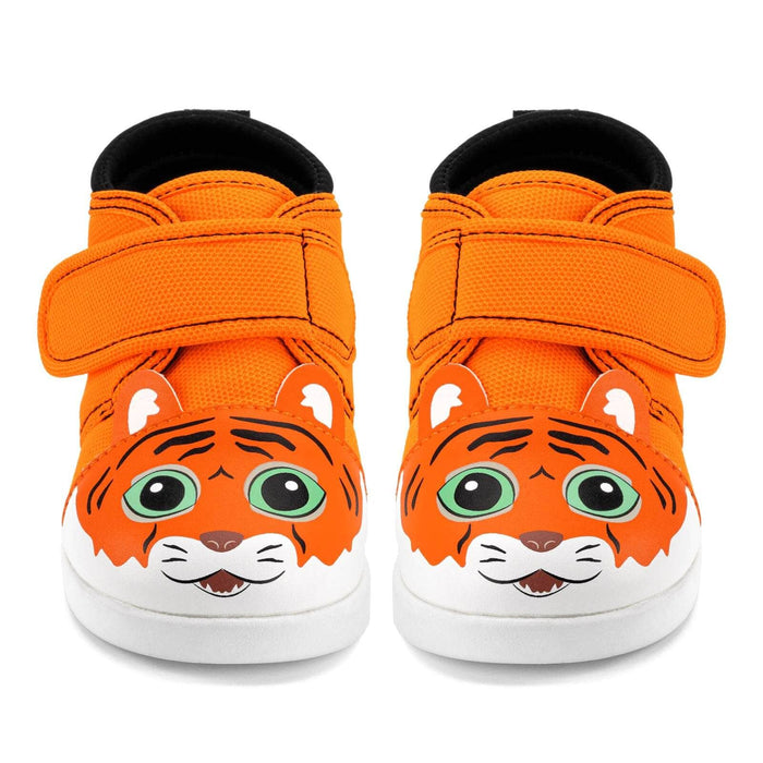 Tiger Squeaky Toddler Shoes | Orange Squeaky Shoes ikiki® Shoes
