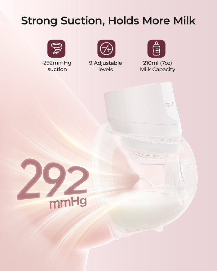 Tire-lait portable Momcozy S12 Pro – Rapide à installer