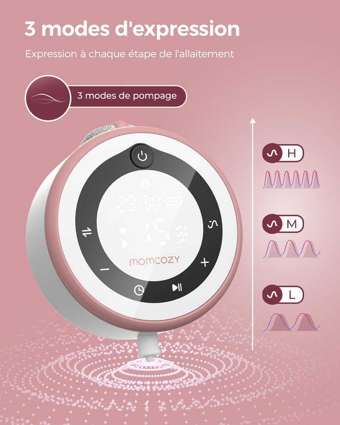 Tire-lait portable V1 Pro de qualité hospitalière
