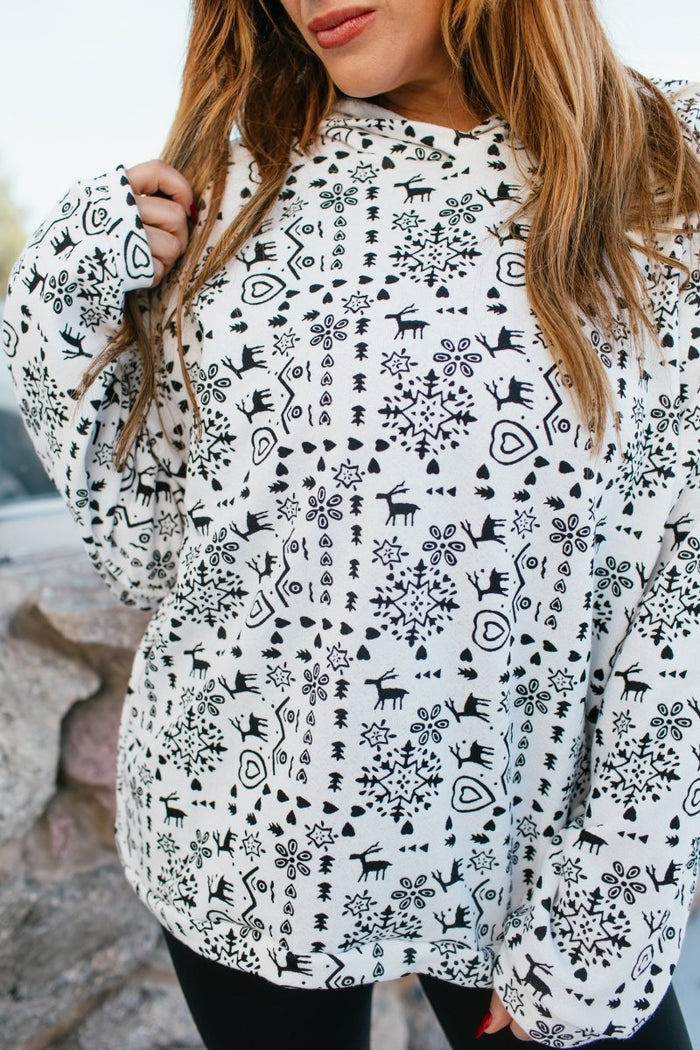 Tis The Season Hoodie In Holiday - Reg & Curvy - Macoma Boutique130 Sweaters
