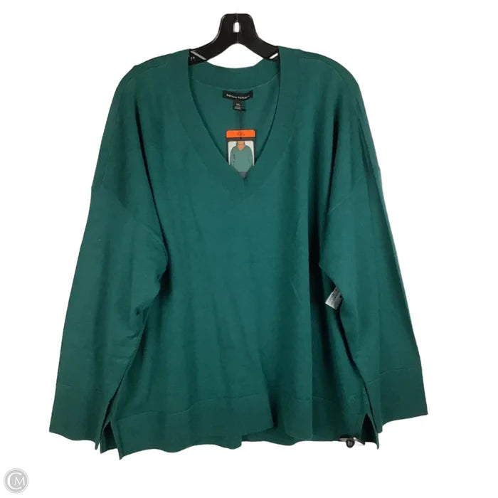 Top Long Sleeve By Banana Republic In Green, Size: Xxl