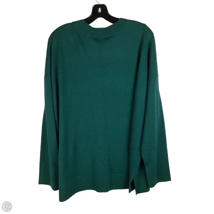 Top Long Sleeve By Banana Republic In Green, Size: Xxl