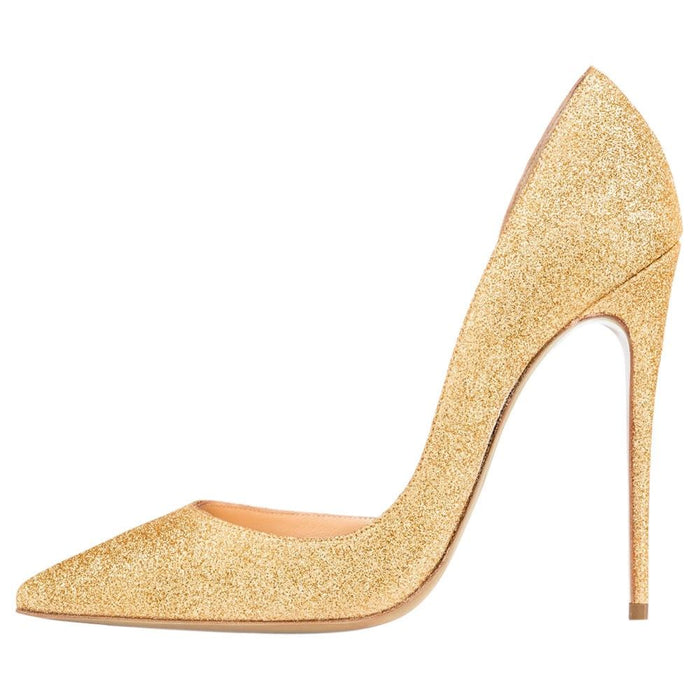 Tucomosi Wedding Shoes Point Toe High Heel Pump