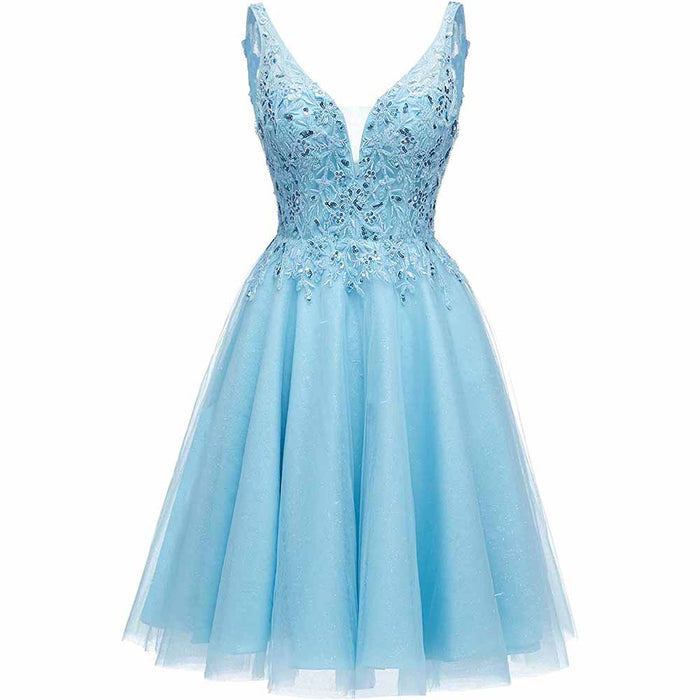 Tutu Homecoming Dresses Short Prom Dresses for Teens Lace Cocktail Dress