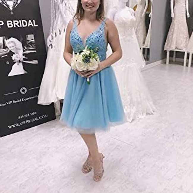 Tutu Homecoming Dresses Short Prom Dresses for Teens Lace Cocktail Dress