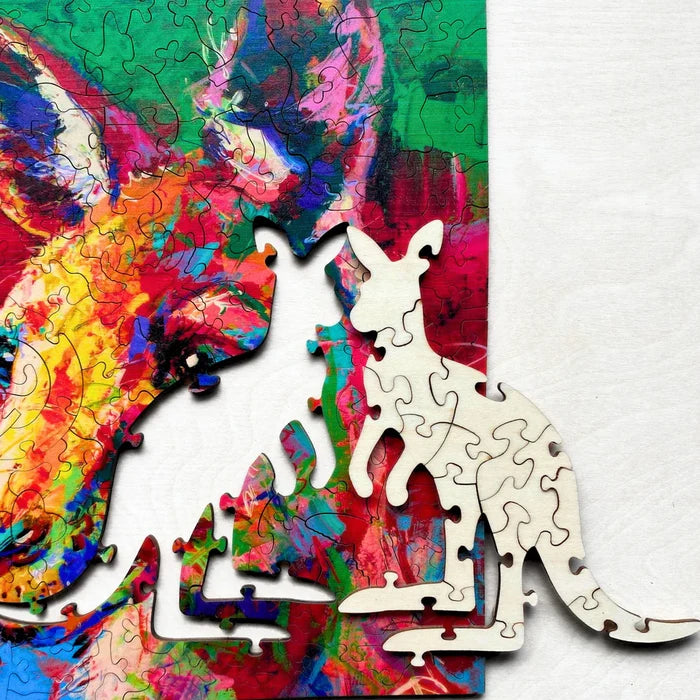 Twigg Kangaroo Wooden Jigsaw Puzzle — 147 Pieces
