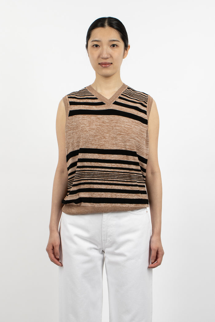 Twisted Vest Jet Stripe