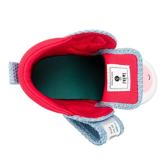 Unicorn Squeaky Toddler Shoes | White/Sparkly Blue Squeaky Shoes ikiki® Shoes