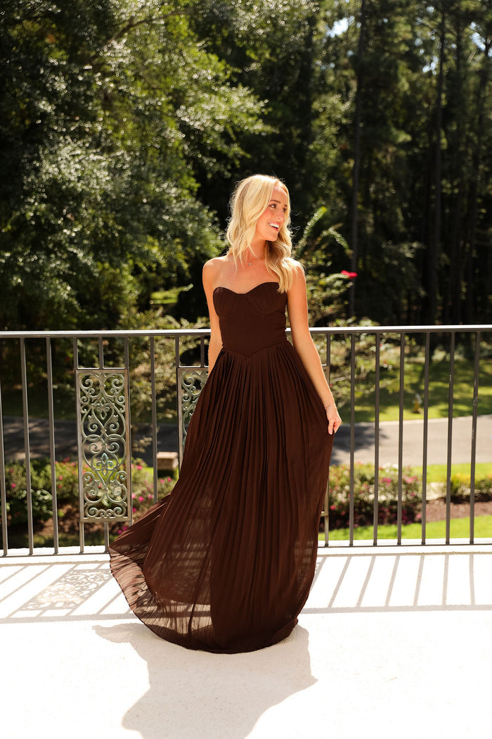 Valena Gown - Mocha