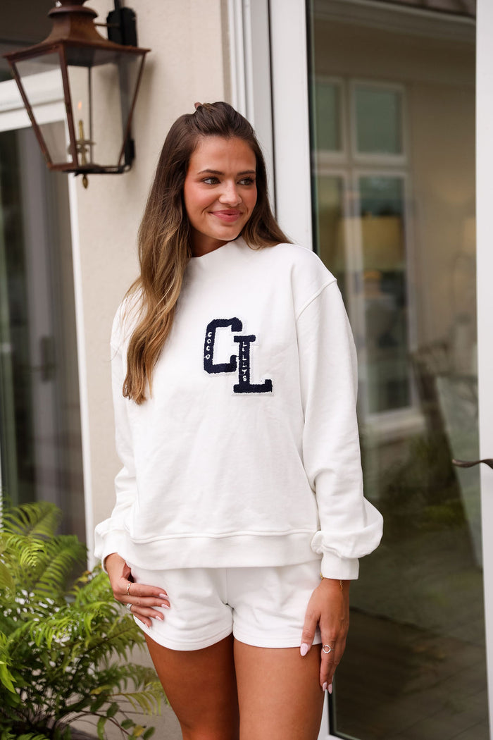 Varsity Short - Sugar Milk