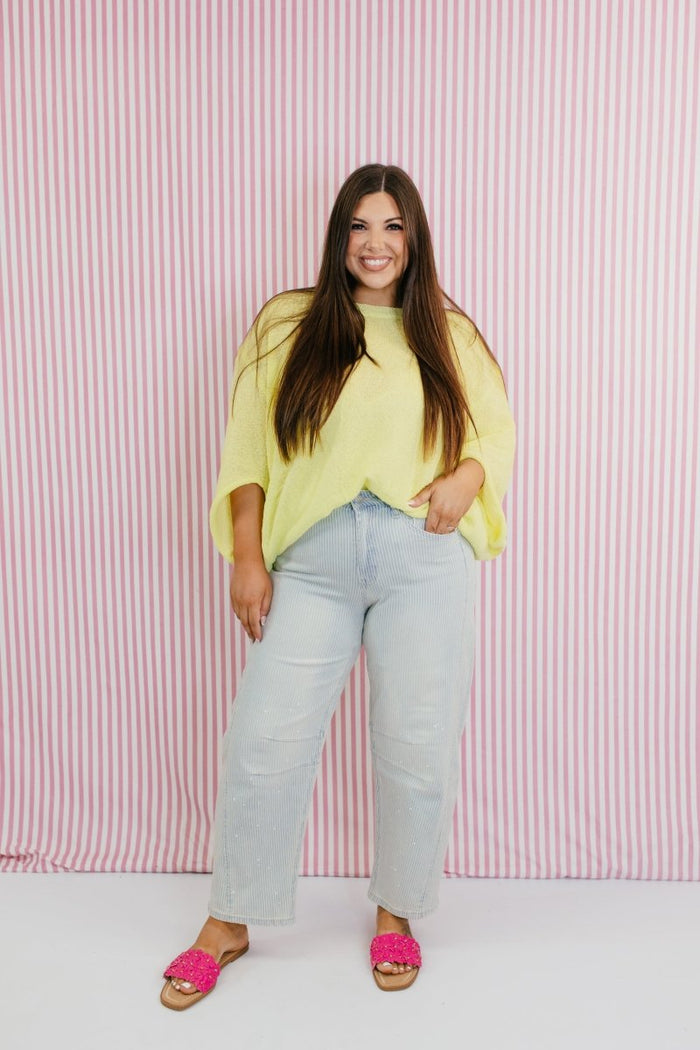 Vervet Coastal Splash Barrel Jeans - Macoma Boutique170 Denim