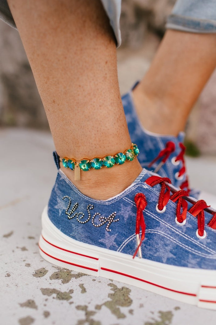 Very G Dark Denim Aman Usa Sneakers - Macoma Boutique301 Sneakers