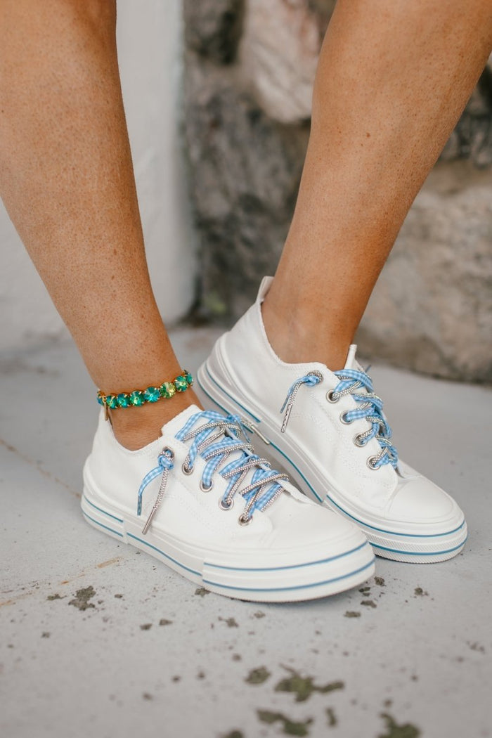 Very G White Aman Double Sneakers - Macoma Boutique301 Sneakers