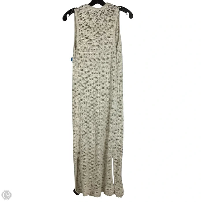 Vest Other By Freshman In Cream, Size: Xs