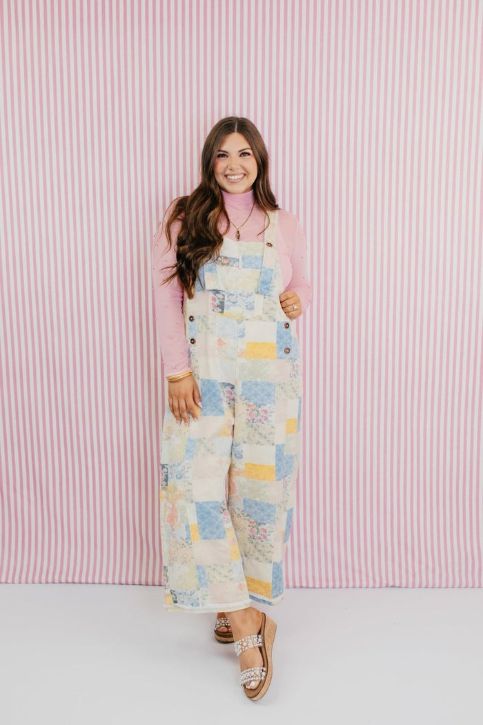 Walking On Sunshine Overalls - Reg & Curvy - Macoma Boutique260 Jumpsuits/Rompers/Overalls