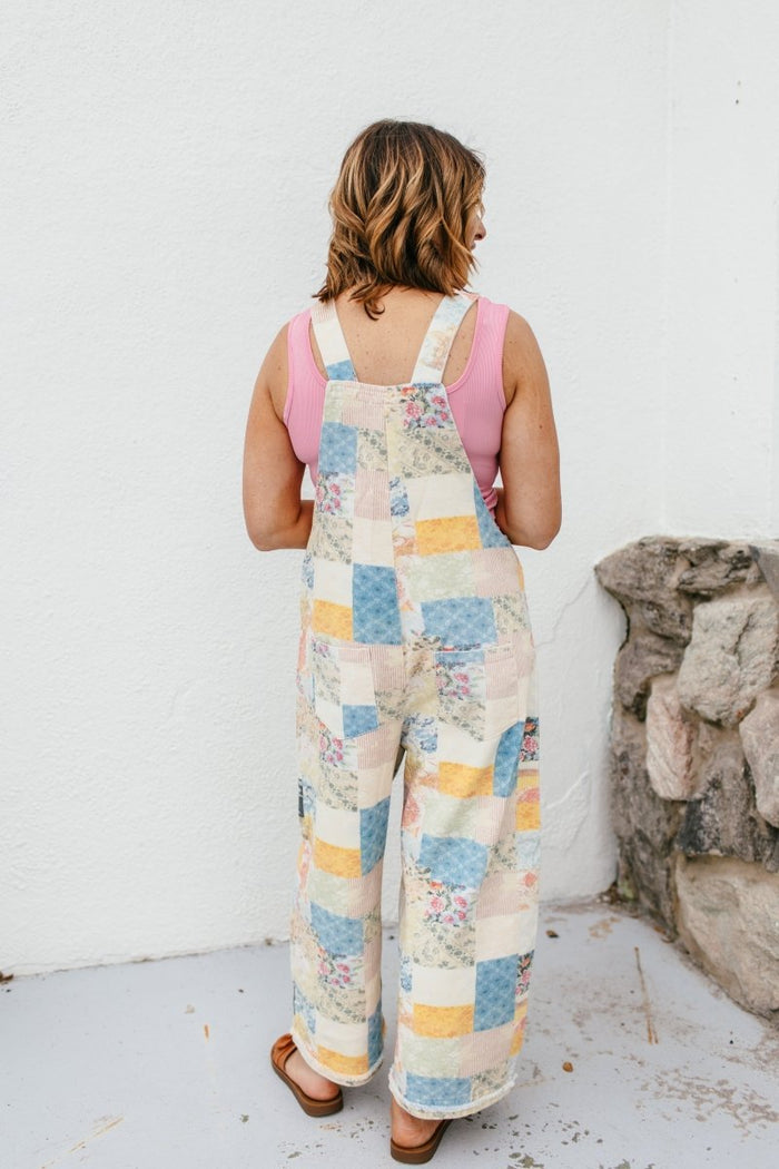 Walking On Sunshine Overalls - Reg & Curvy - Macoma Boutique260 Jumpsuits/Rompers/Overalls
