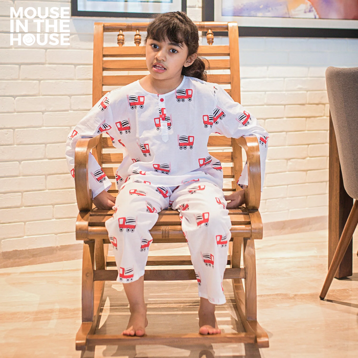 Whirly Cement Mixer- Unisex Nightdress