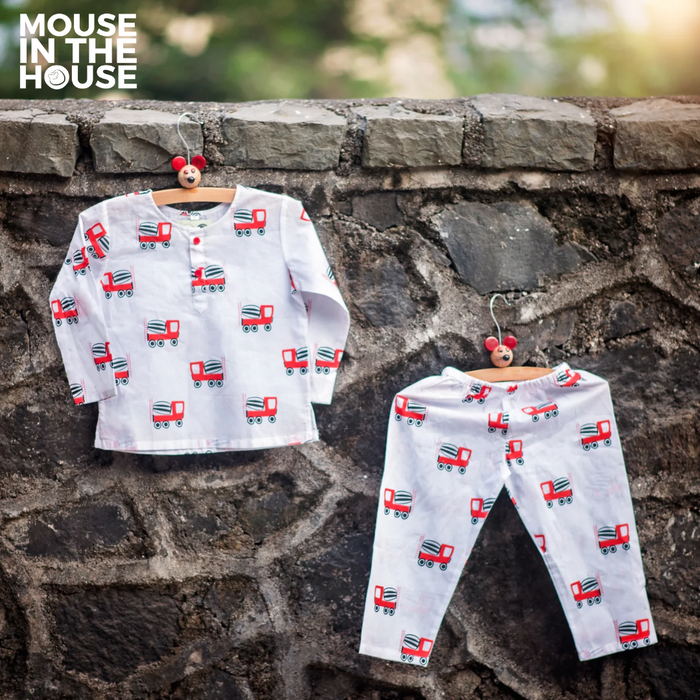 Whirly Cement Mixer- Unisex Nightdress