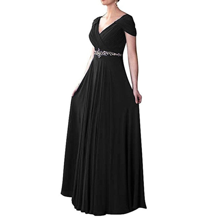 Women Bridesmaid Dresses Long Prom Wedding Guest Dress Ball Gowns