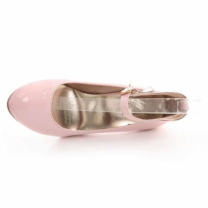 Women Buckle High Heel Pumps Pink | Apricot | Black