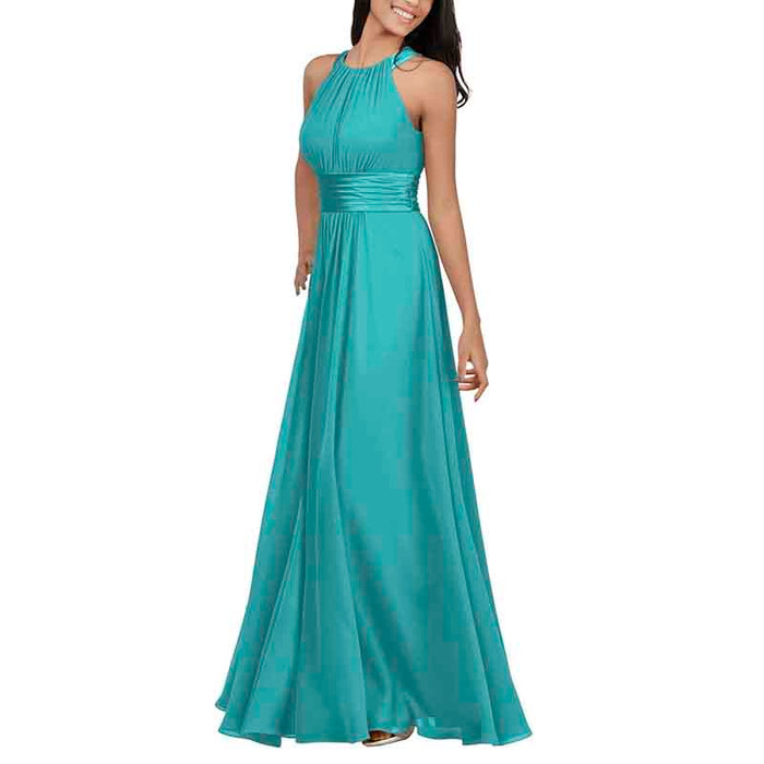 Women Chiffon Bridesmaid Dresses Long Formal Party Dress for Special Occasion
