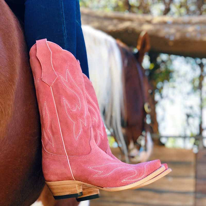 Women Cowboy Western Boots Yellow | Pink | Orange
