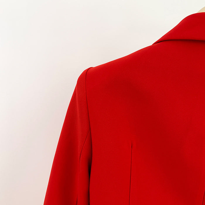Women Suits 2 Piece One Button Blazer With Flare Pants Suit